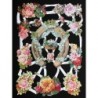 Lámina de cromos troquelados alemanes EF 7200 · Flores y Herradura ·