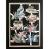Lámina ADHESIVA de cromos troquelados holandeses con Brillo, Relieve y Purpurina n. 5  · ANIMALES ·