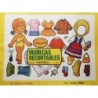 Serie completa de 10 láminas españolas de muñecas recortables. Años 70. Edit. Boga. Serie Gemma. Nº 401 al 410. Paper dolls.