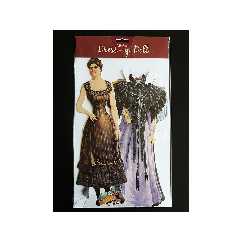 Muñeca Recortable Gigante Paper Doll 32 cm. alto en carton - Miss Emily -
