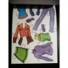 Serie de 4 cuadernillos diferentes con muñecas recortables actuales. Paper dolls.
