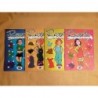 Serie de 4 cuadernillos diferentes con muñecas recortables actuales. Paper dolls.