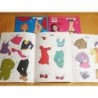 Serie de 4 cuadernillos diferentes con muñecas recortables actuales. Paper dolls.