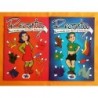 Serie de 2 cuadernillos diferentes con muñecas recortables actuales. Paper dolls.