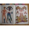Serie de 4 cuadernillos diferentes con muñecas recortables actuales. Vestidos espectaculares ! Paper dolls.