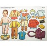 Serie completa de 10 láminas españolas de muñecas recortables. Años 70. Edit. Boga. Serie Idoya. Nº 451 al 460. Paper dolls.
