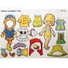 Serie completa de 10 láminas españolas de muñecas recortables. Años 70. Edit. Boga. Serie Idoya. Nº 451 al 460. Paper dolls.