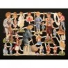 Lámina de cromos troquelados alemanes EF 7235 · Niños Jugando ·
