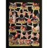 Lámina de cromos troquelados alemanes EF 7240 · Escenas de Pascua ·