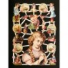 Lámina de cromos troquelados alemanes EF 7242 · Niños Victorianos ·