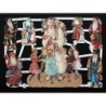 Lámina de cromos troquelados alemanes EF 7255 · Papá Noel ·