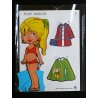 Colección completa de 8 Muñecas Recortables Paper Doll diferentes Mary Merche. Años 70.