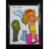 Colección completa de 8 Muñecas Recortables Paper Doll diferentes Mary Merche. Años 70.