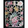 Lámina de cromos troquelados alemanes EF 7268 · Rosas ·