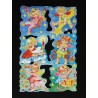 Lámina de cromos troquelados ingleses MLP 1983 · Angelitos ·
