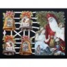 Lámina de cromos troquelados alemanes EF 7271 · Papá Noel ·