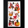 Lámina de cromos adhesivos troquelados · Halloween 2 ·