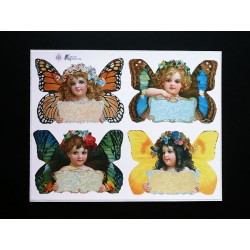 Lámina de cromos adhesivos...