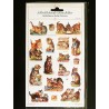 Lámina de cromos adhesivos troquelados · Gatitos ·