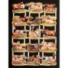 Lámina de cromos troquelados alemanes EF 7295 · Animales de Granja ·