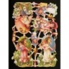 Lámina de cromos troquelados alemanes EF 7298 · Escenas de Pascua ·