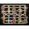 Lámina de cromos troquelados alemanes EF 7300 · Cruces de Flores ·