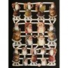 Lámina de cromos troquelados alemanes EF 7304 · Papá Noel ·