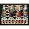 Lámina de cromos troquelados alemanes EF 7306 · Papá Noel ·