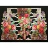 Lámina de cromos troquelados alemanes EF 7308 · Cruces con Flores ·