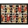 Lámina de cromos troquelados alemanes EF 7313 · Papá Noel ·