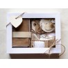 Kit de material para envolver regalos o detalles, manualidades o Scrapbooking.