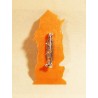 Exclusivo BROCHE con CROMO troquelado ORIGINAL. Serie MUJERES del MUNDO. HOLANDA.
