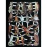 Lámina de cromos troquelados alemanes EF 7333 · Aves de Presa ·