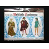 Álbum completo con 50 cromos British costume Brooke Bond Tea. Algún desperfecto.