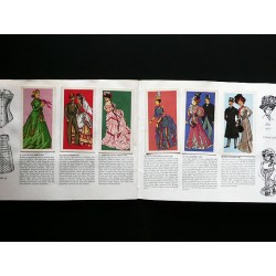 Álbum completo con 50 cromos British costume Brooke Bond Tea. Algún desperfecto.