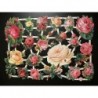 Lámina de cromos troquelados alemanes EF 7344 · Rosas ·