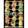 Lámina de cromos troquelados alemanes EF 7347 · Angeles ·