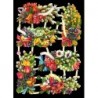 Lámina de cromos troquelados alemanes EF 7369 · Flores ·
