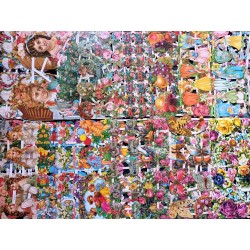 25 Láminas de Cromos Troquelados Alemanes EF · Especial MANUALIDADES ·