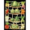 Lámina de cromos troquelados alemanes EF 7383 · Vegetales ·