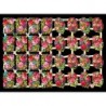 Lámina de cromos troquelados alemanes EF 7384 · Flores ·
