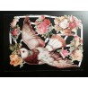 Lámina de cromos troquelados alemanes EF 7066 · Paloma y Flores · Purpurina – Brillantina !