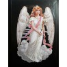 Lámina de cromos troquelados alemanes EF 7086 · Ángel · Purpurina – Brillantina !