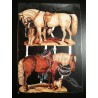 Lámina de cromos troquelados alemanes EF 7088 · Caballos · Purpurina – Brillantina !