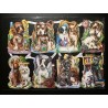 Lámina de cromos troquelados alemanes EF 7121 · Preciosos Perros · Purpurina – Brillantina !