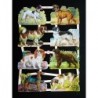 Lámina de cromos troquelados alemanes EF 7397 · Perros ·