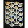 Lámina de cromos troquelados alemanes EF 7398 · Ángeles ·