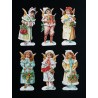 Cromos troquelados sueltos en papel grueso. EF TD ST 7347 · Angeles ·
