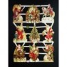 Lámina de cromos troquelados alemanes EF 7403 · Papá Noel ·