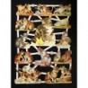 Lámina de cromos troquelados alemanes EF 7407 · Gatitos ·